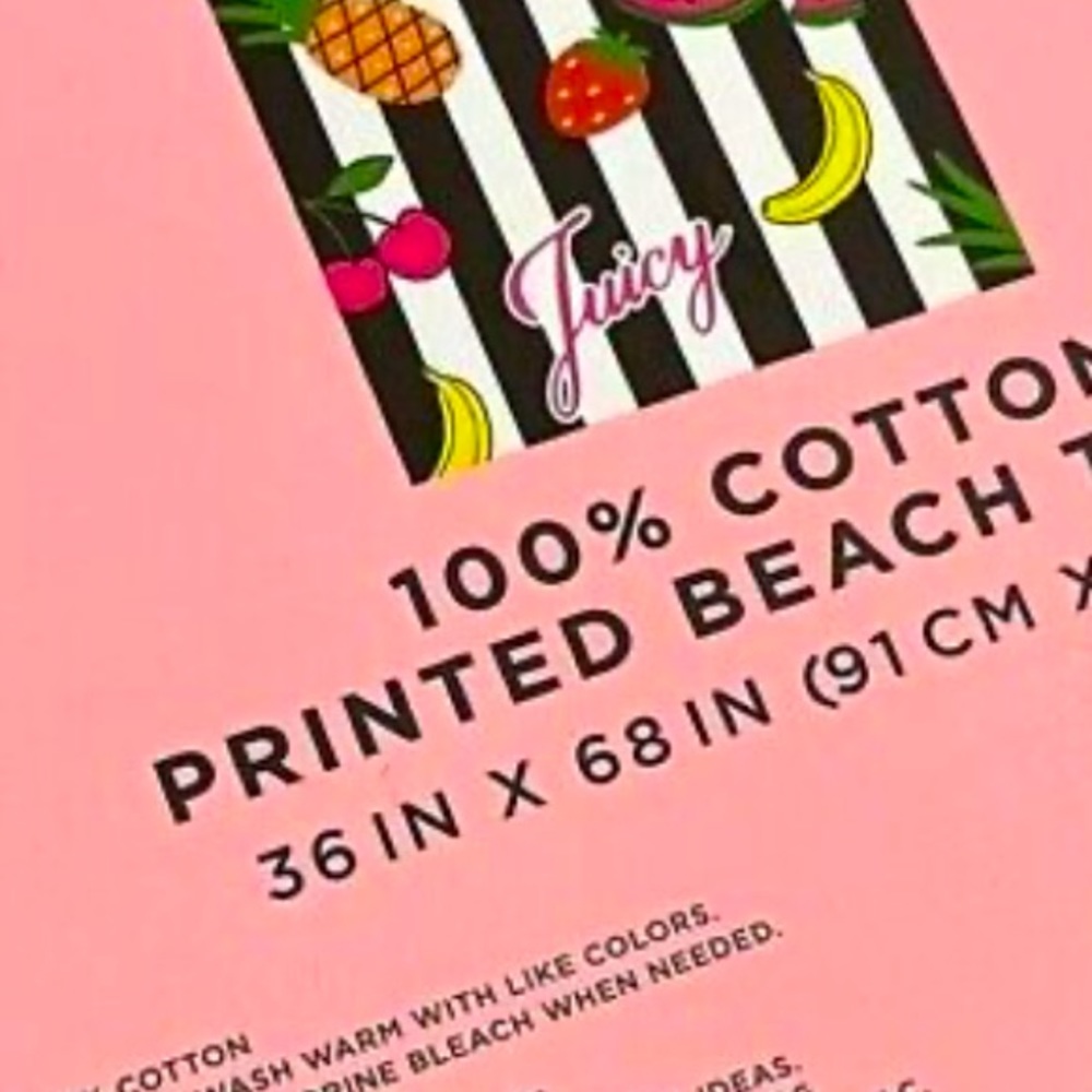 Juicy Couture Beach Towel - Picture 4 of 6